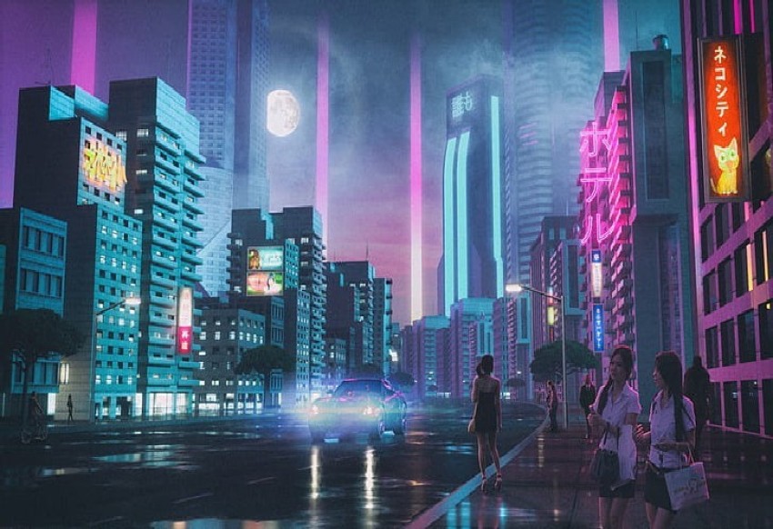 40 Free Synthwave  Cyberpunk Images  Pixabay