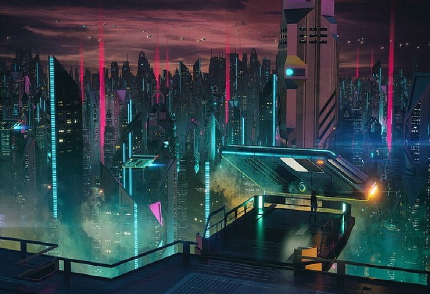 SciFi City, art, city, fi, Sci HD wallpaper | Pxfuel