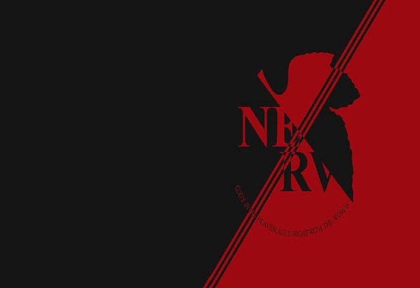 Wallpaper  illustration anime red Neon Genesis Evangelion text Nerv  poster midnight darkness font album cover 1024x768  Lodbrok  251231   HD Wallpapers  WallHere