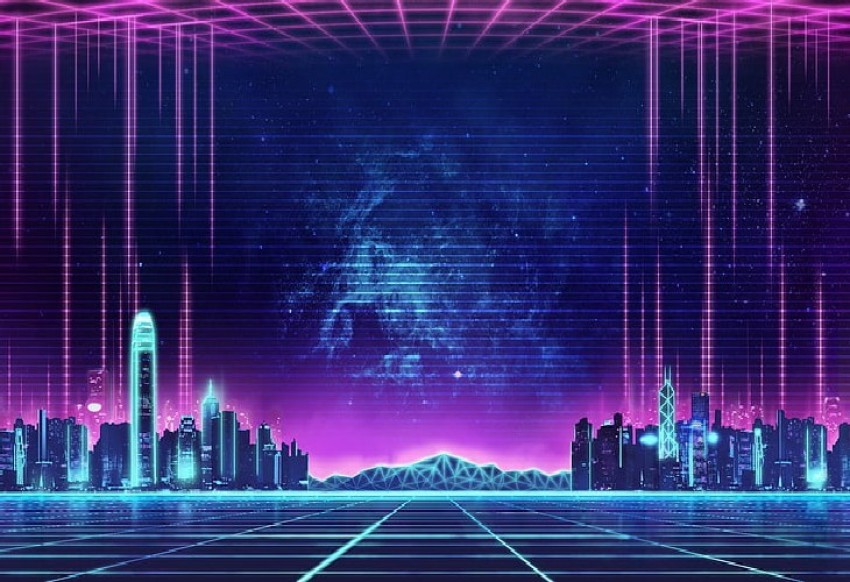 Synth City Screensaver by Visualdon (10 Hours) - YouTube