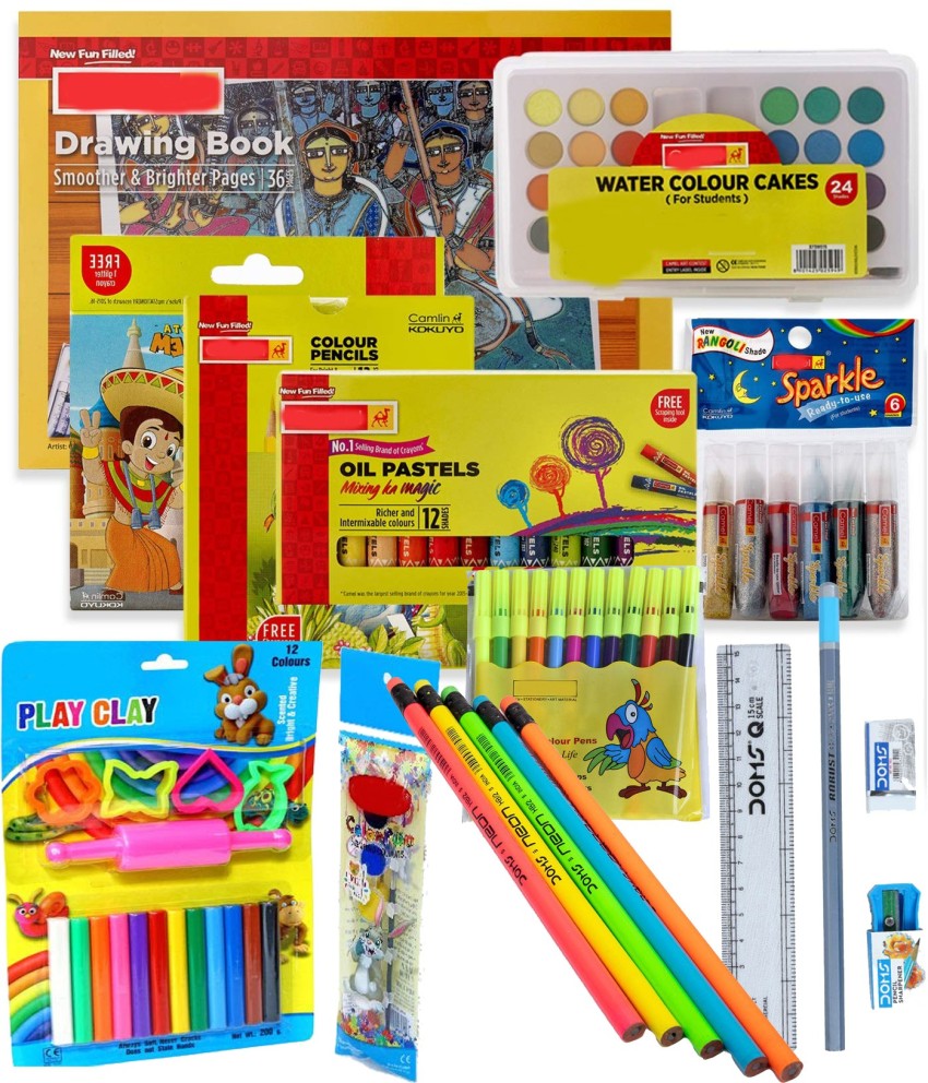  anjanaware Drawing Set For Kids, Writing kit, Painting Kit, Art Set