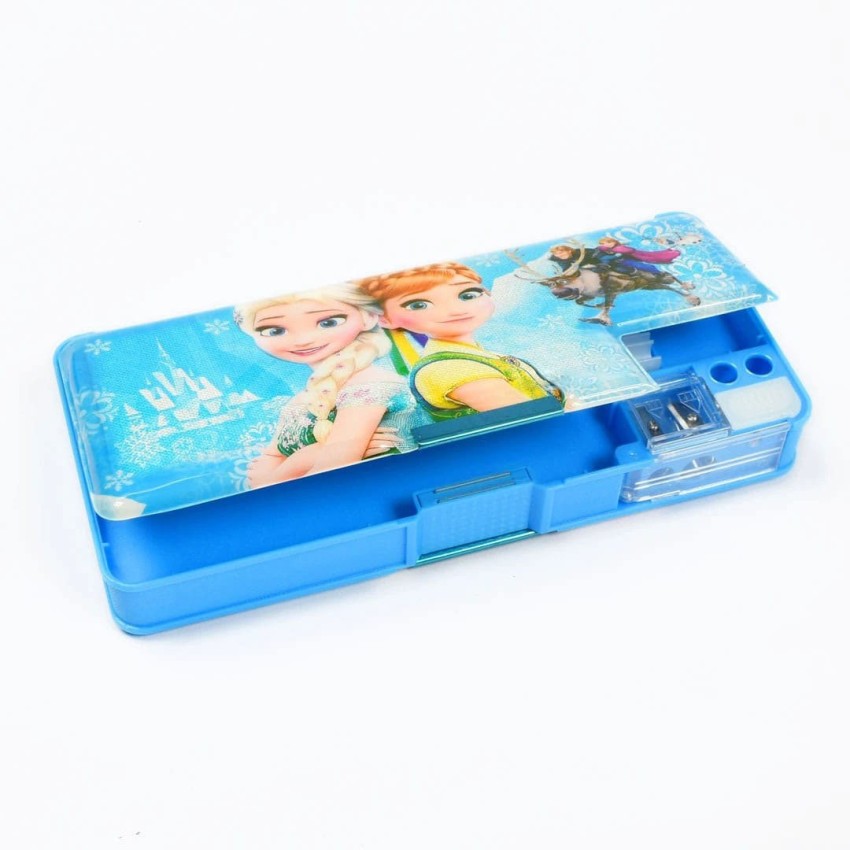 CHIRPLY Pencil Box with Game, Cartoon Pencil Case