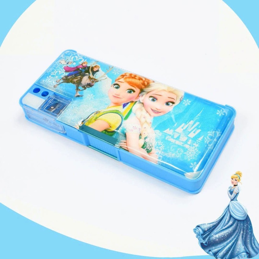 CHIRPLY Pencil Box with Game, Cartoon Pencil Case