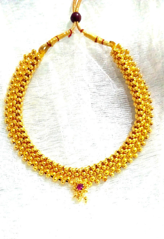 Gold thushi 2024 necklace price