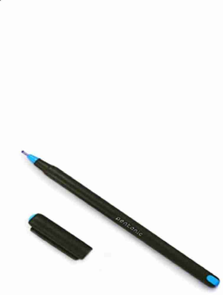 Linc Pentonic Premium Ball Point Pen, 50-Count, Black, Blue & Red