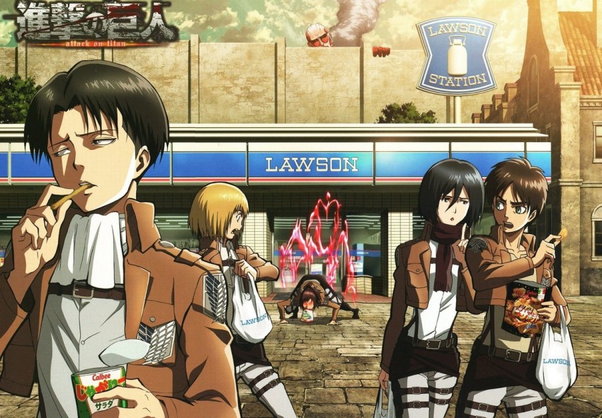 Poster Shingeki No Kyojin Tam A4 e A3 Anime Temporada Levi, Mikasa, Ymir,  Personagens Attack On Titan Mangá.