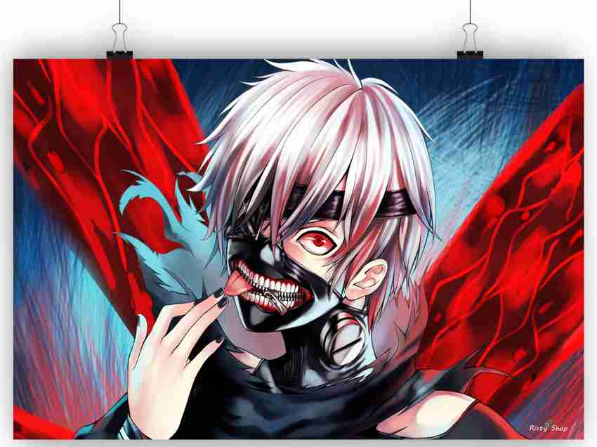  JYQO Tokyo Ghoul Best Anime Poster Tokyo Ghoul Ken Kaneki  Wallpaper Artwork Japanese Cartoon Canvas Art Poster and Wall Art Picture  Print Modern Family Bedroom Decor Posters 08x12inch(20x30cm): Posters &  Prints