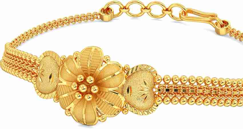 Joyalukkas Fusion Floral Tennis Yellow Gold 22kt Bracelet Price in India Buy Joyalukkas Fusion Floral Tennis Yellow Gold 22kt Bracelet online at Flipkart