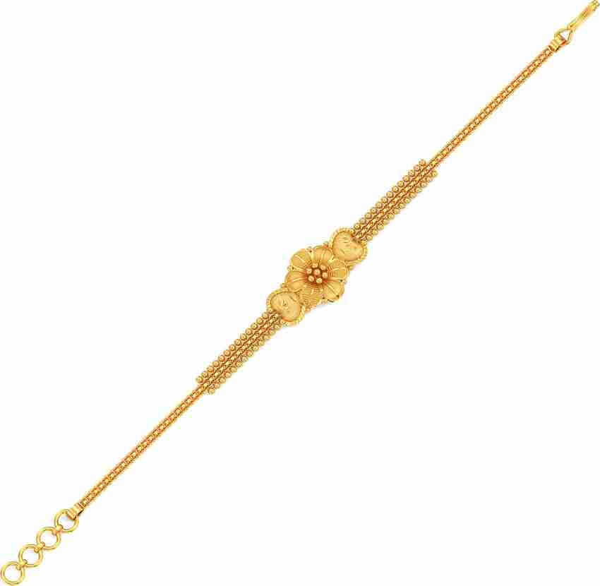Joyalukkas Fusion Floral Tennis Yellow Gold 22kt Bracelet Price in India Buy Joyalukkas Fusion Floral Tennis Yellow Gold 22kt Bracelet online at Flipkart