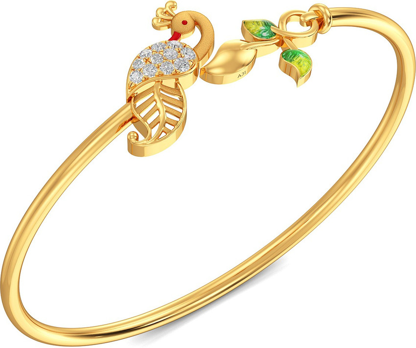 Joyalukkas Peacock Yellow Gold 22kt Bracelet Price in India Buy