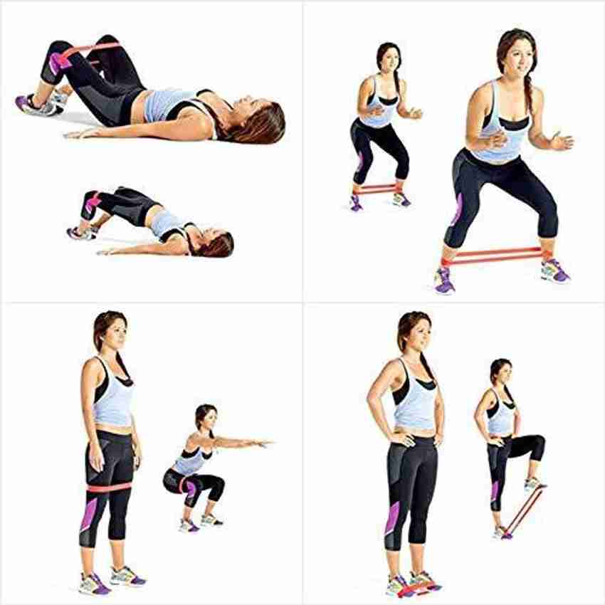 HOMYKI Resistance Loop Band Gym Home Workout Yoga Fitness Pilates Exercise Stretch Resistance Tube Buy HOMYKI Resistance Loop Band Gym Home Workout Yoga Fitness Pilates Exercise Stretch Resistance Tub...