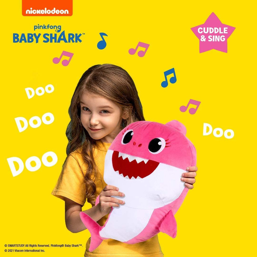 Pinkfong Baby Shark Plush Cuddle and Sing with Plush Toy Mommy