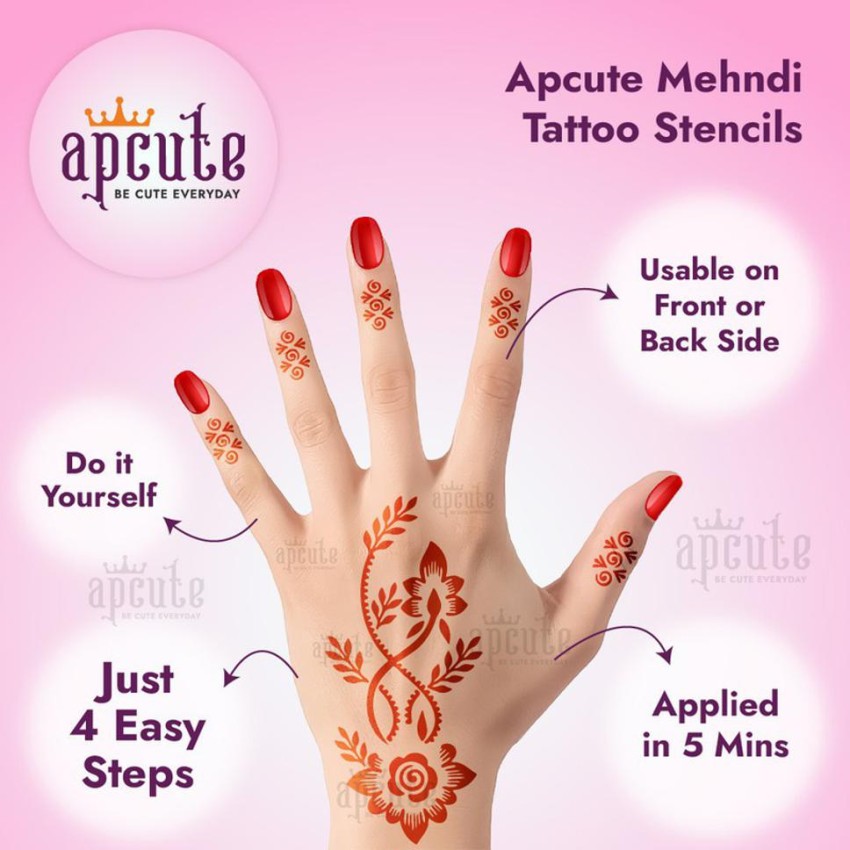 Fancy Easy Henna Tattoo Designs The Simple Henna Designs For Beginners Step  By Step Henna Tattoo Designs  फट शयर