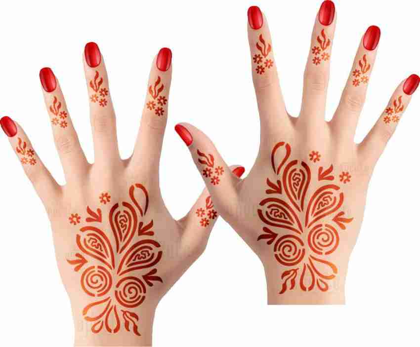 Henna Stencils Tattoo Stencil Temporary Tattoo Sticker Henna Tattoo Stencil  Mehndi Stencil Henna Beginner Stencil Henna Design 