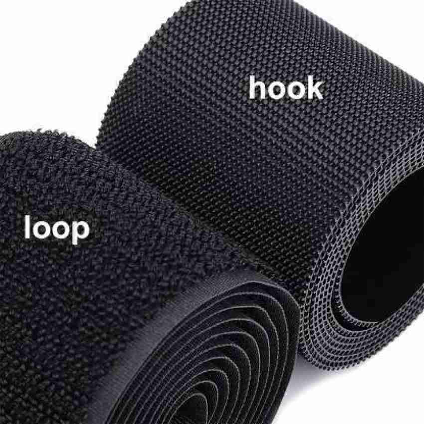 SYGA 10pcs Velcro Cable Tie, Hook and Loop Straps Fastener, Nylon Reusable  Self-adhesive Cable Organiser for PC TV USB Network Cable, Velcro Tape for  Home and Office-12mm Width and 150mm Length (Black)