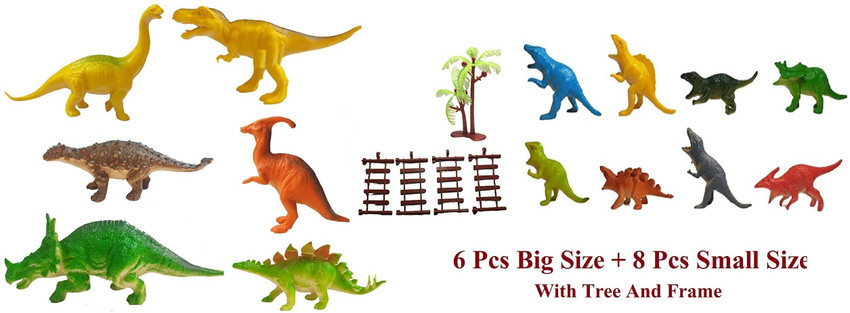 Small rubber discount dinosaurs toys