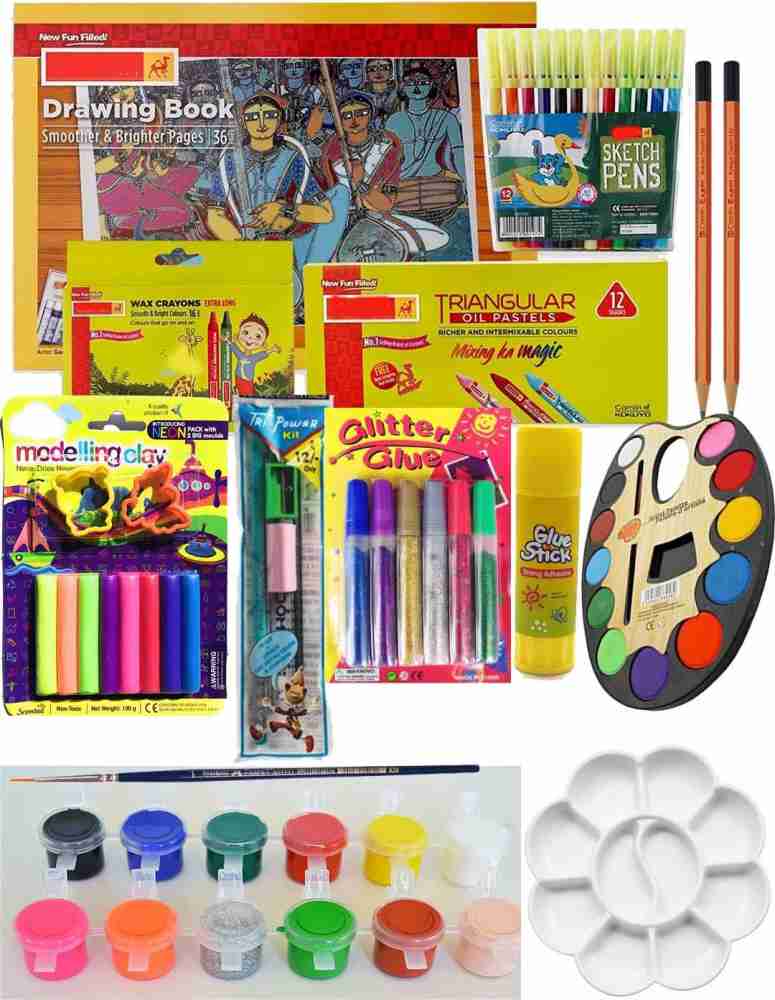 Hobby Art Set for Kids, Drawing Kit, Stationery Kit, Best for Gifting