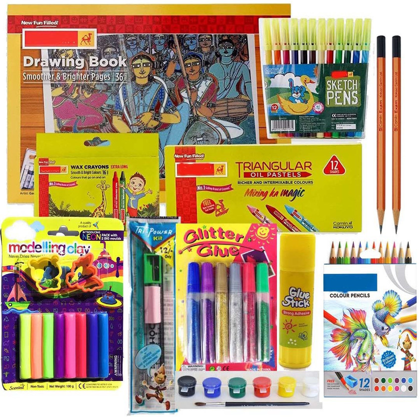 Flipkart anjanaware Colouring Series Art Set Stationery Gift