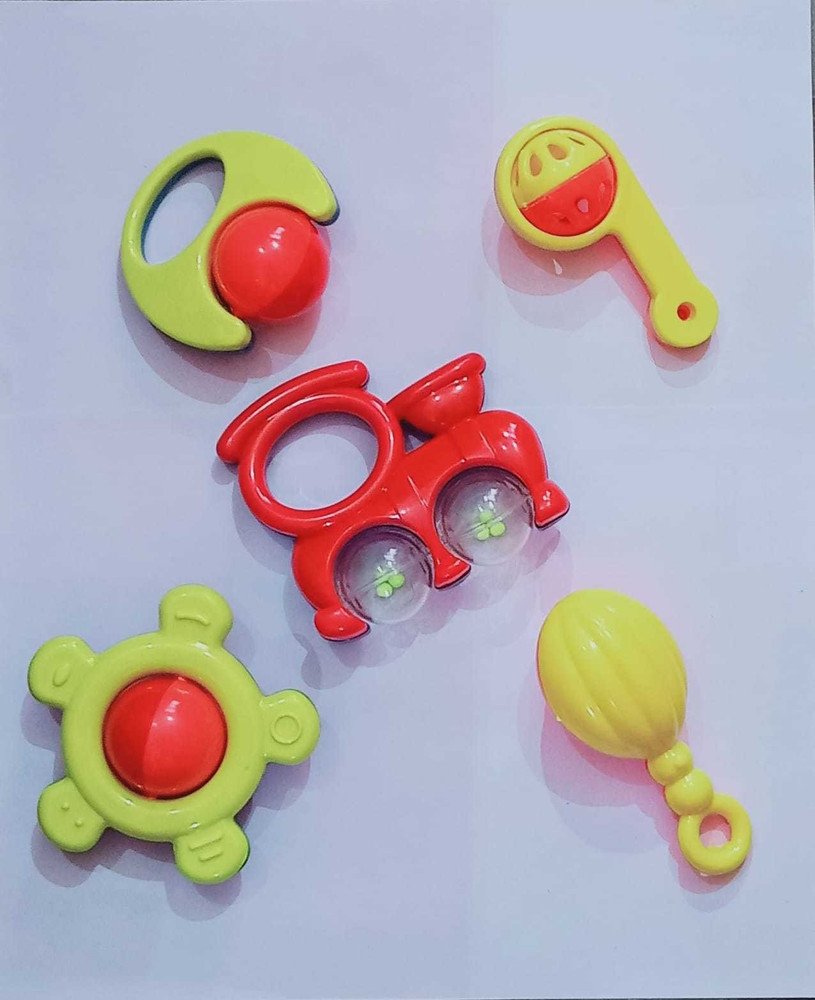parvarish new born baby infant rattle set toys set for kids Rattle