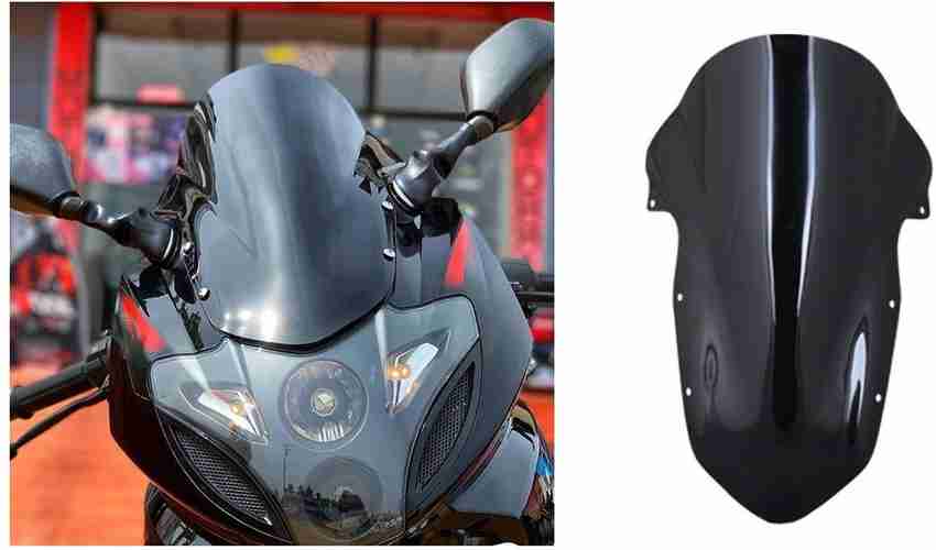 Pulsar 220 bubble visor online hot sale