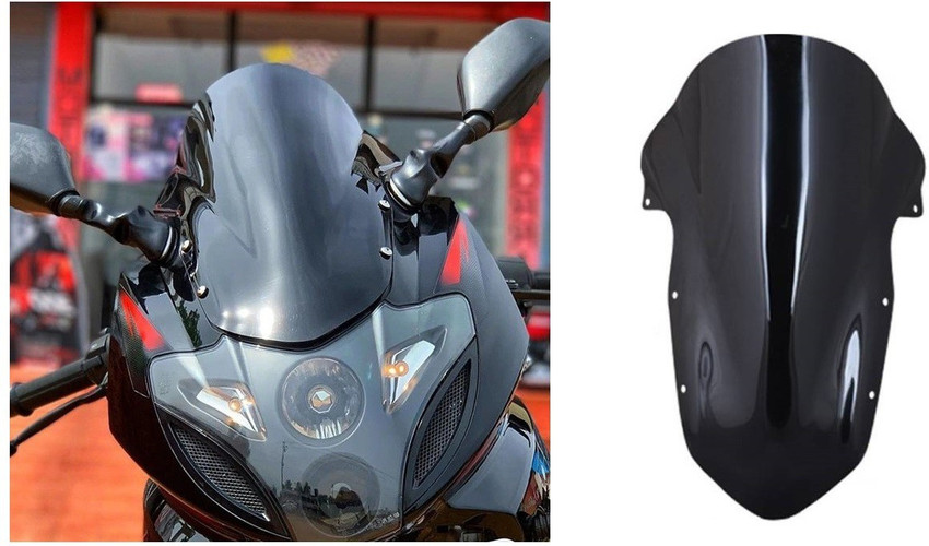 AOWBIKES PULSAR 220 BUBBLE VISOR Bike Windshield Price in India