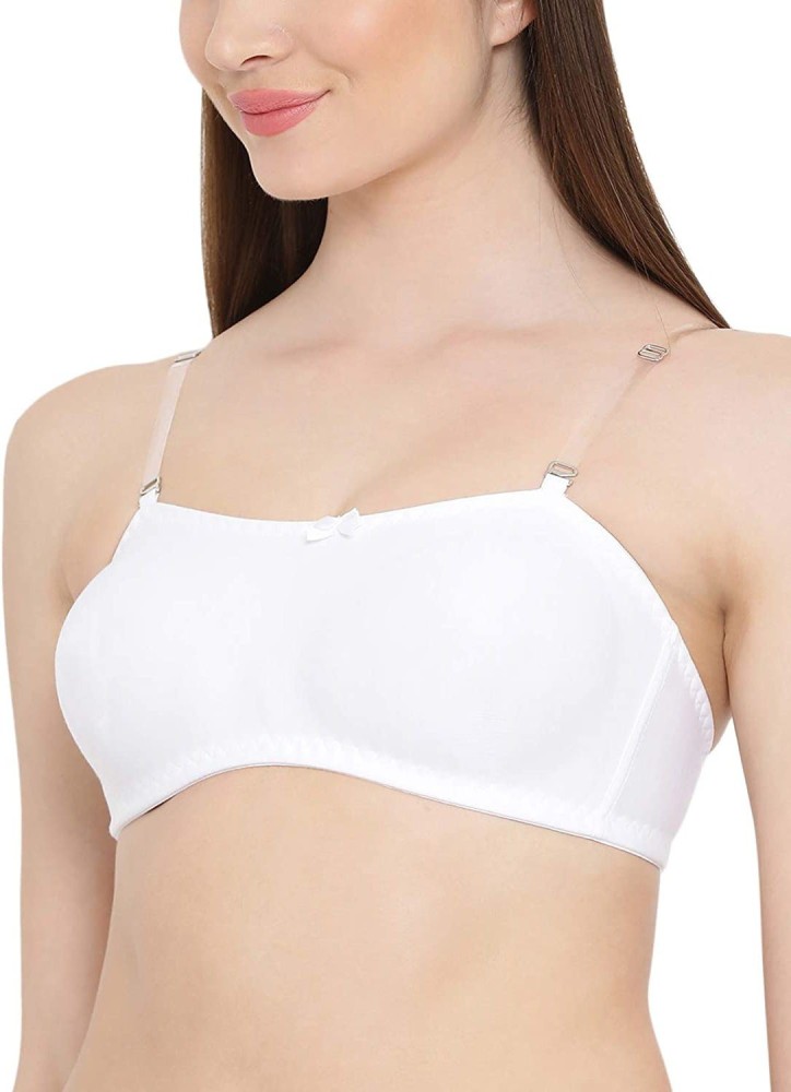 Shownice Tube Bra with Detachable Transparent Straps Set of 2