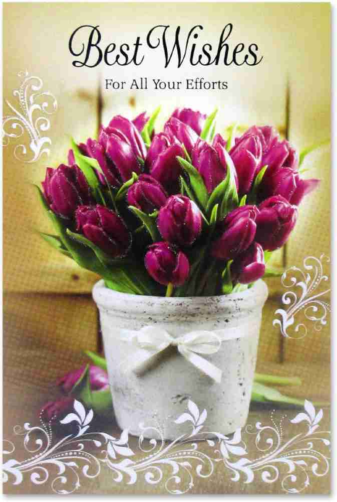 GIFTICS Best Wishes For All Your Efforts Greeting Card Price in