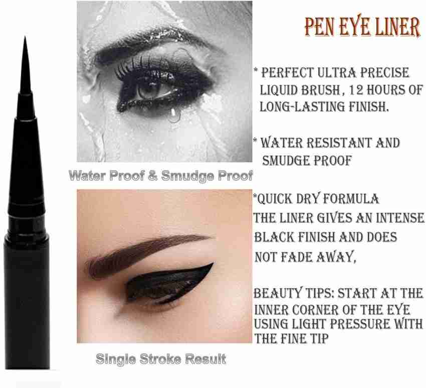 LILLYAMOR Pen Eyeliner Waterproof Smudge-Proof Smooth Eyeliner Pen 4 g -  Price in India, Buy LILLYAMOR Pen Eyeliner Waterproof Smudge-Proof Smooth Eyeliner  Pen 4 g Online In India, Reviews, Ratings & Features