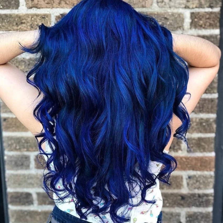Dark Blue Hair Inspiration 21 Photos of Navy Blue Hair