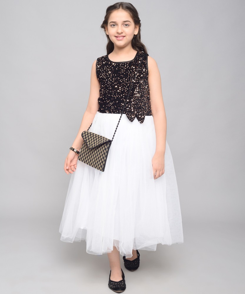 SareeKhazana Girls Calf Length Party Dress Price in India Buy