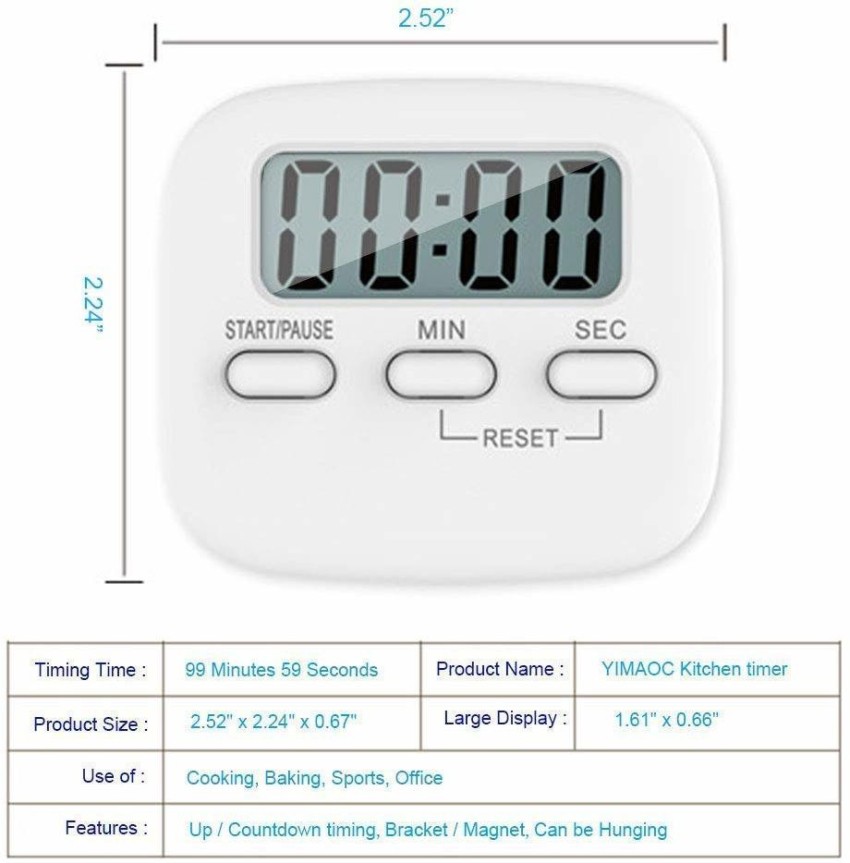 Smart Revaluation Pomodoro- mechanical - Cooking - Study - Timer Analog  Kitchen Timer Price in India - Buy Smart Revaluation Pomodoro- mechanical -  Cooking - Study - Timer Analog Kitchen Timer online at