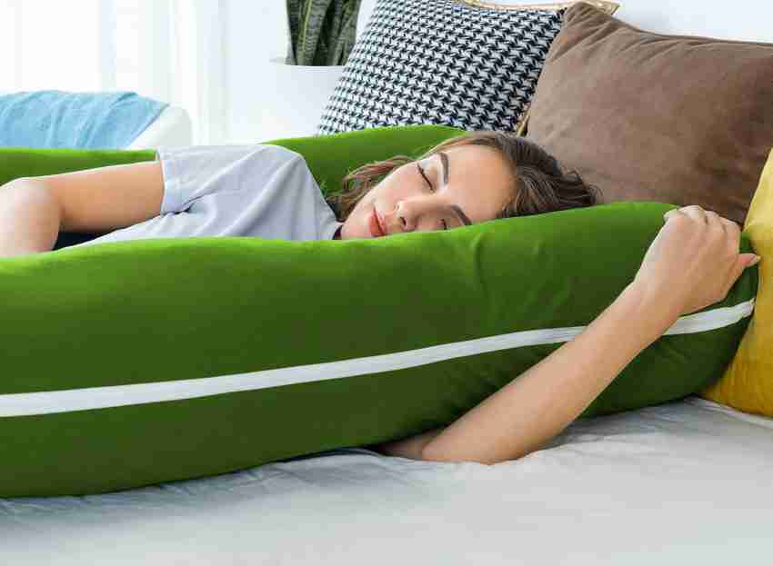 Jaipurlinen Microfibre Solid Pregnancy Pillow Pack of 1 - Buy Jaipurlinen  Microfibre Solid Pregnancy Pillow Pack of 1 Online at Best Price in India