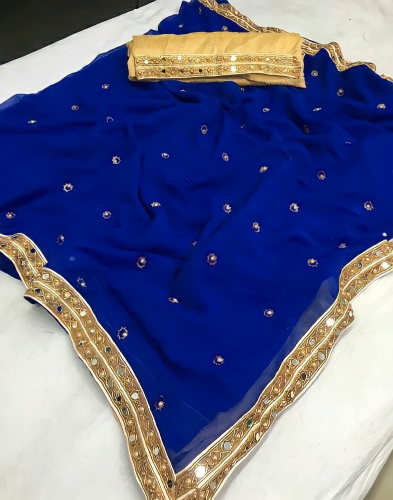 Flipkart mirror work clearance saree