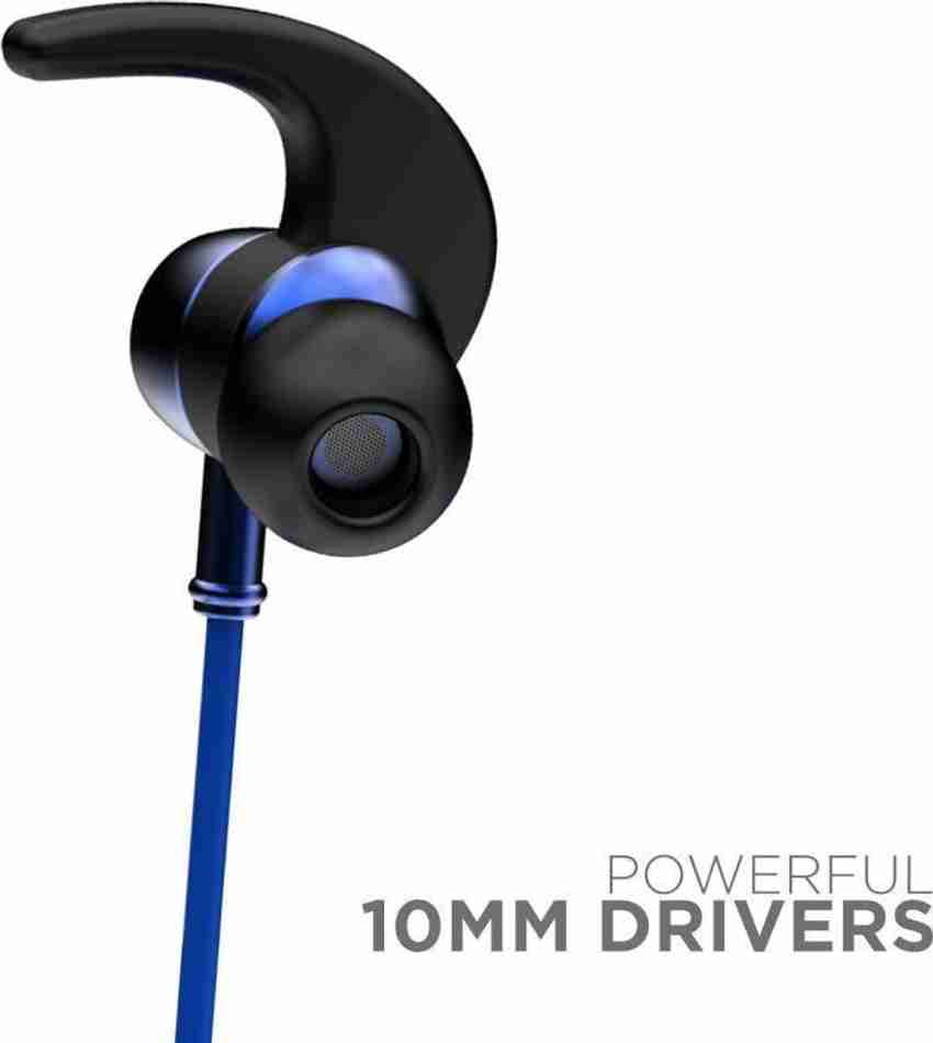WeRock Wireless bluetooth 5.0 Neckband blue in color Bluetooth