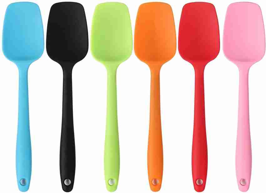 Silicone Spatula - 500f Heat Resistant Seamless Rubber Spatulas With  Stainless Steel Core Kitchen Utensils Non-stick For Cooking, Baking And  Mixing, S