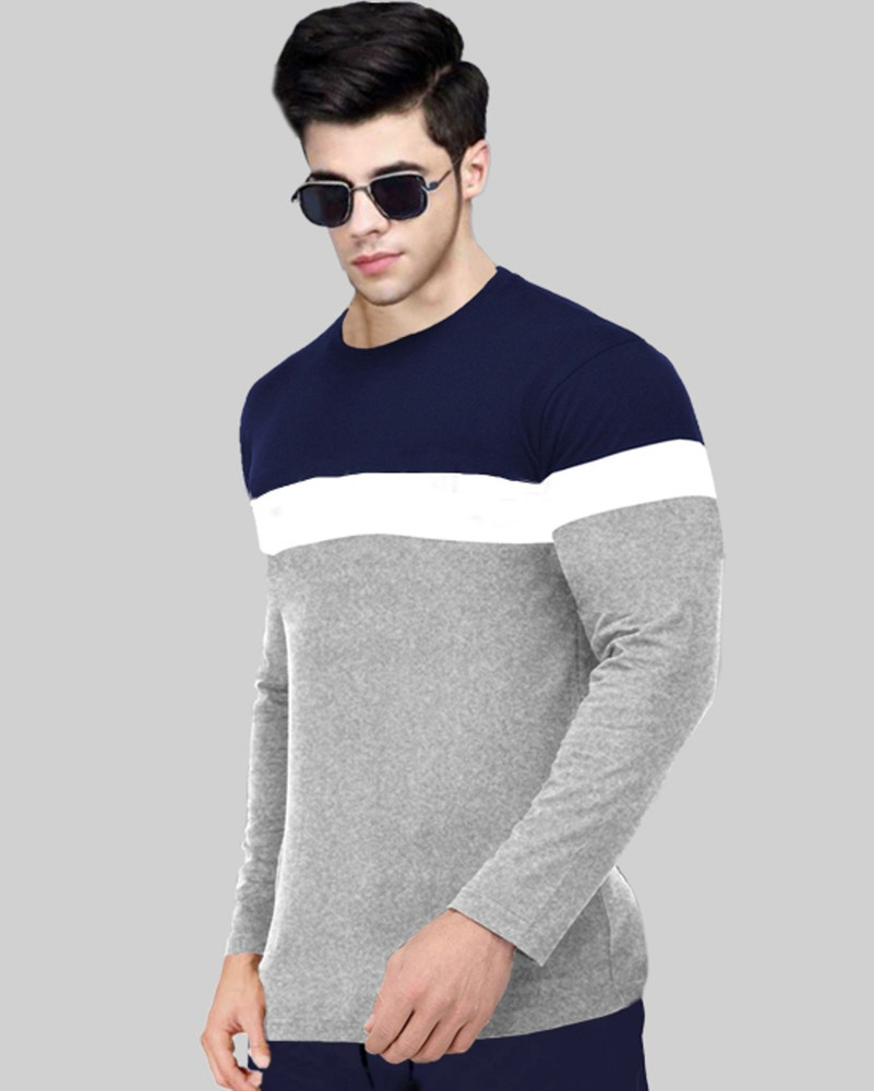FastColors Solid Men Round Neck Multicolor T Shirt Buy