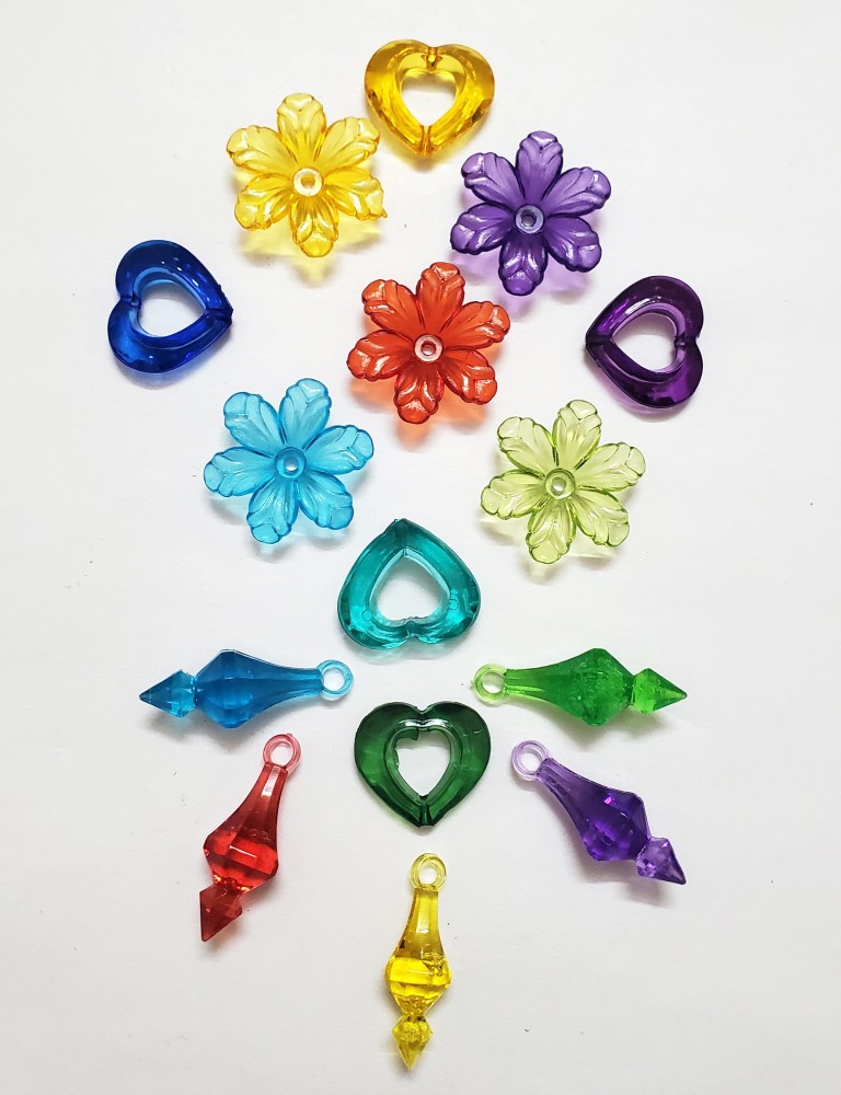 Flower Charms, Crystal Flower Charm – Charmsbymarie