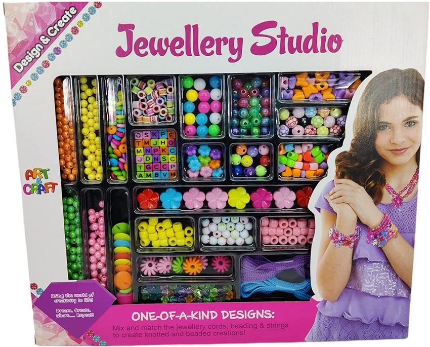 WONDER CREATURES Jewellery Making Kit for Kids Art and Craft Set