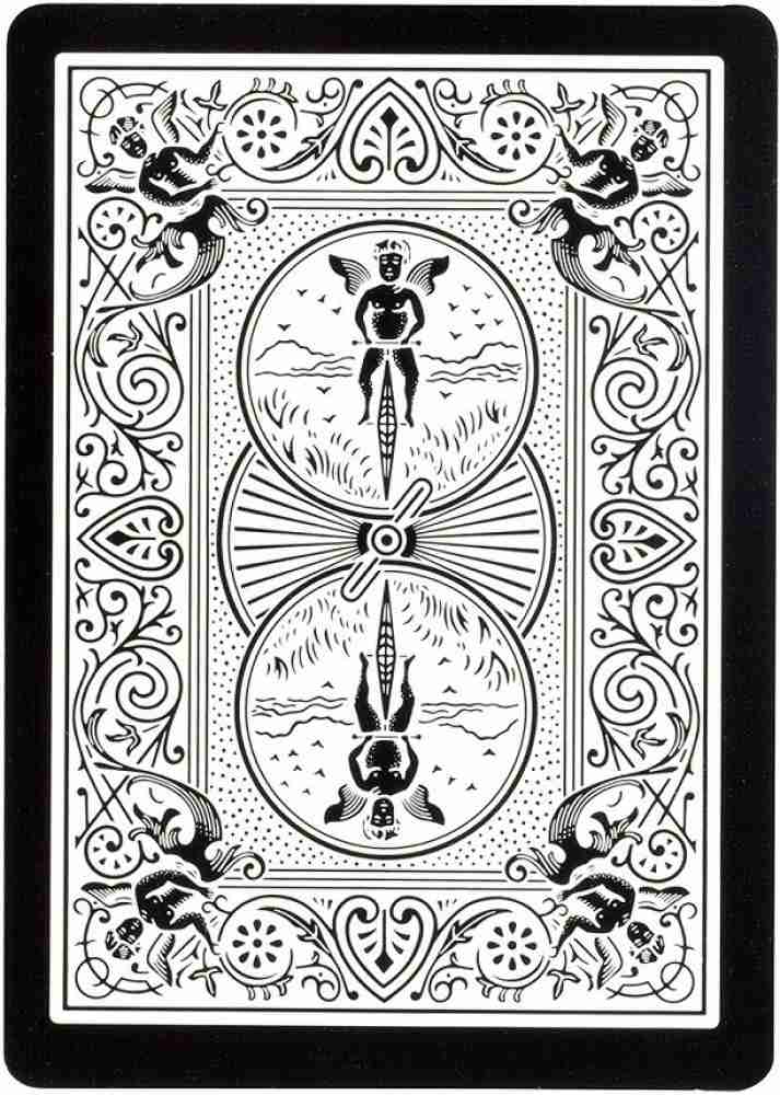 Black back best sale playing cards