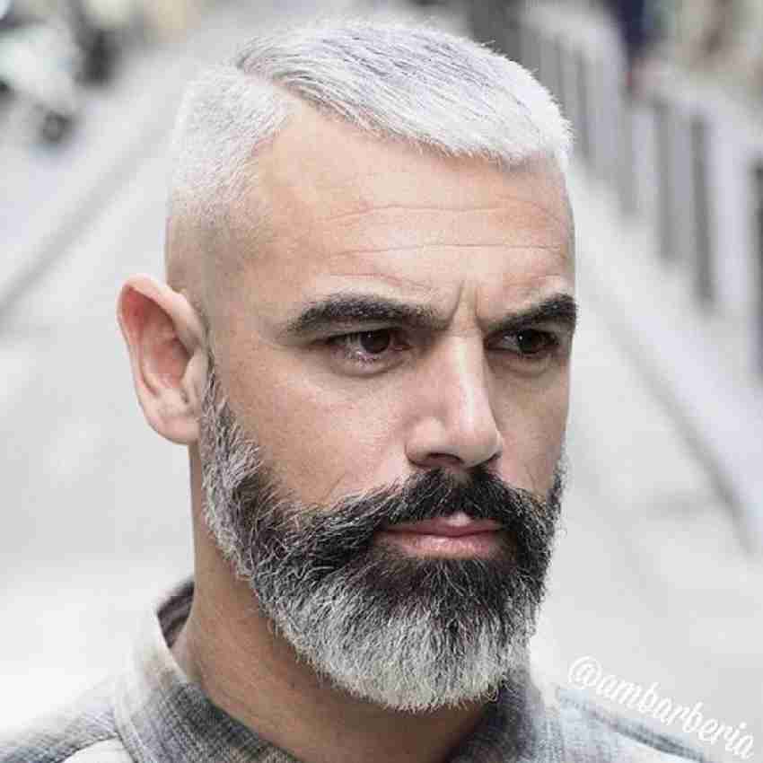 white hair for men