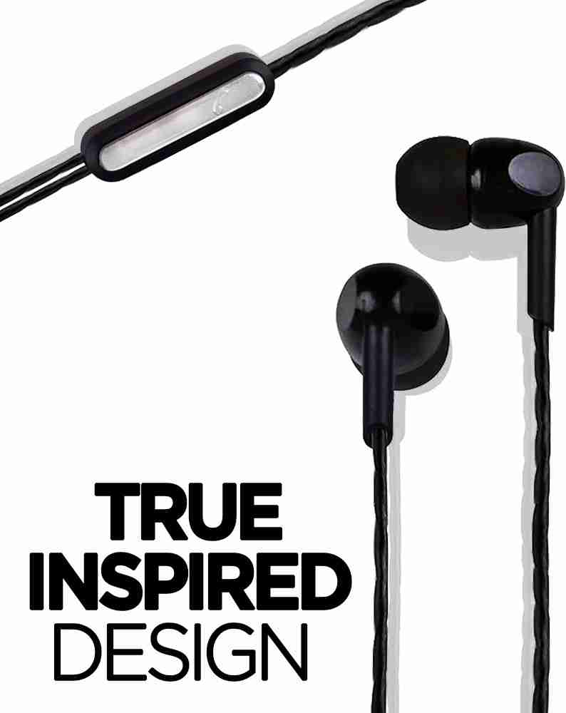 BEST CHOICE High Bass in Ear Wired HD Sound Earphones in line Mic