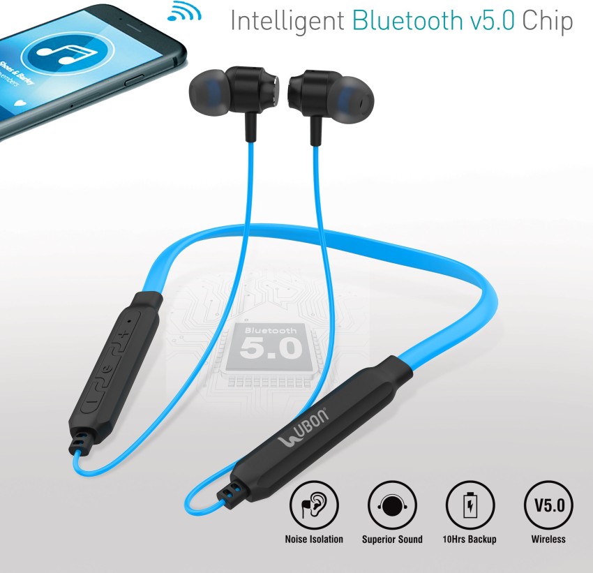 Ubon CL 20FB Wireless Neckband Built in 6hrs Bluetooth Headset