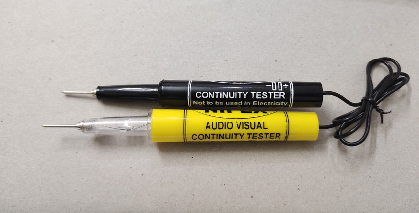 Continuity tester pen store