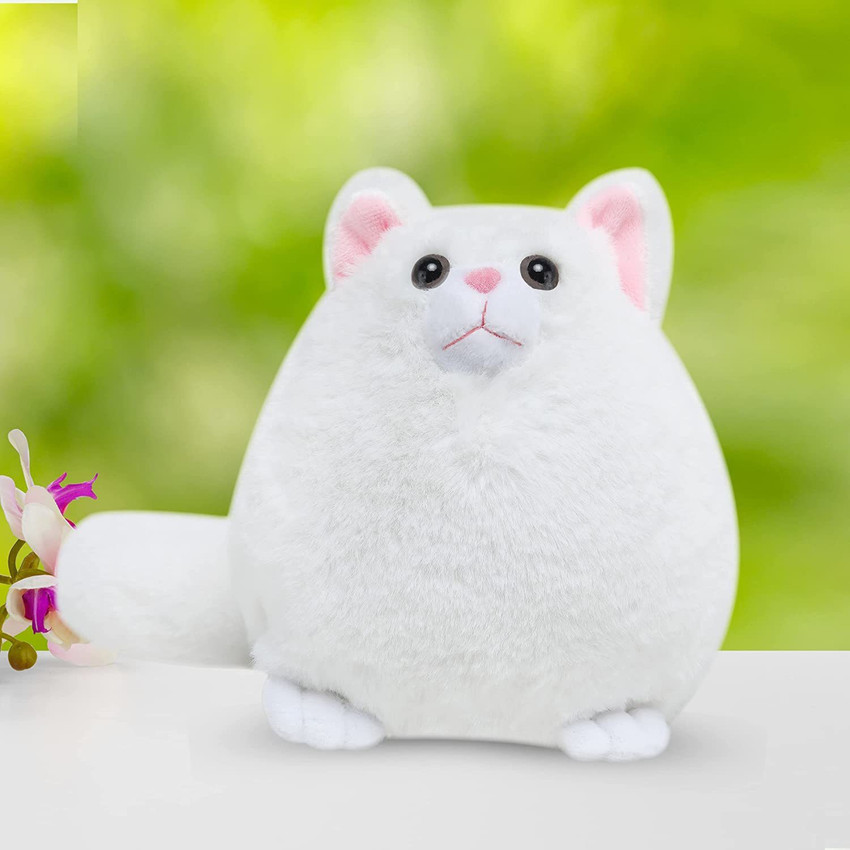 Dinglebrry Plush Cute and Adorable Fat Fluffy Cat Soft Toys for Kids