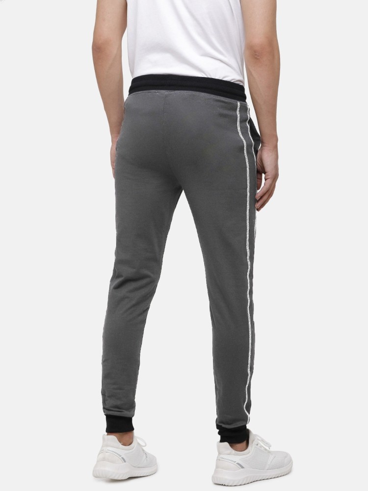 Buy MADSTO Men Black Solid Cotton Blend Track Pants SIZE-XXL