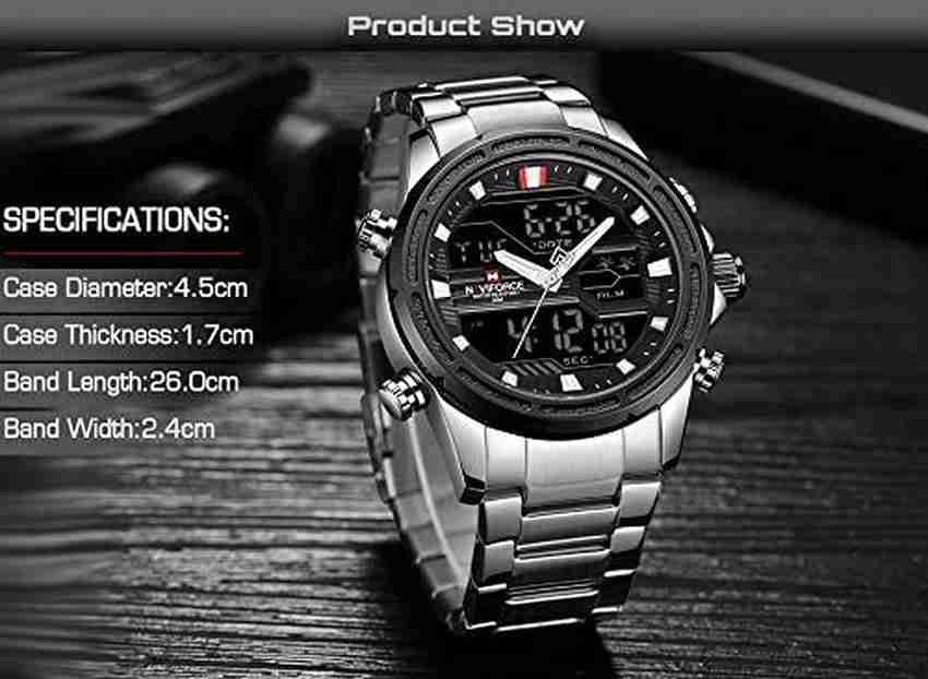 NAVIFORCE NF9138 SB NF9138 Analog Digital Watch For Men Buy