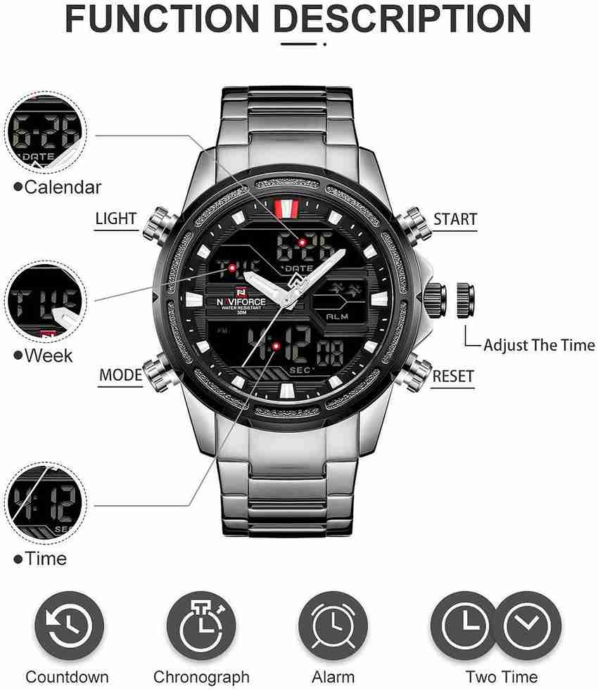 NAVIFORCE NF9138 SB NF9138 Analog Digital Watch For Men Buy NAVIFORCE NF9138 SB NF9138 Analog Digital Watch For Men NF9138 SB Online at Best Prices in India Flipkart