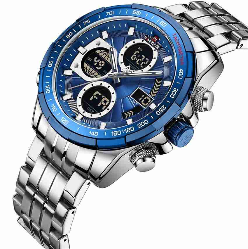 Naviforce analog shop digital watch