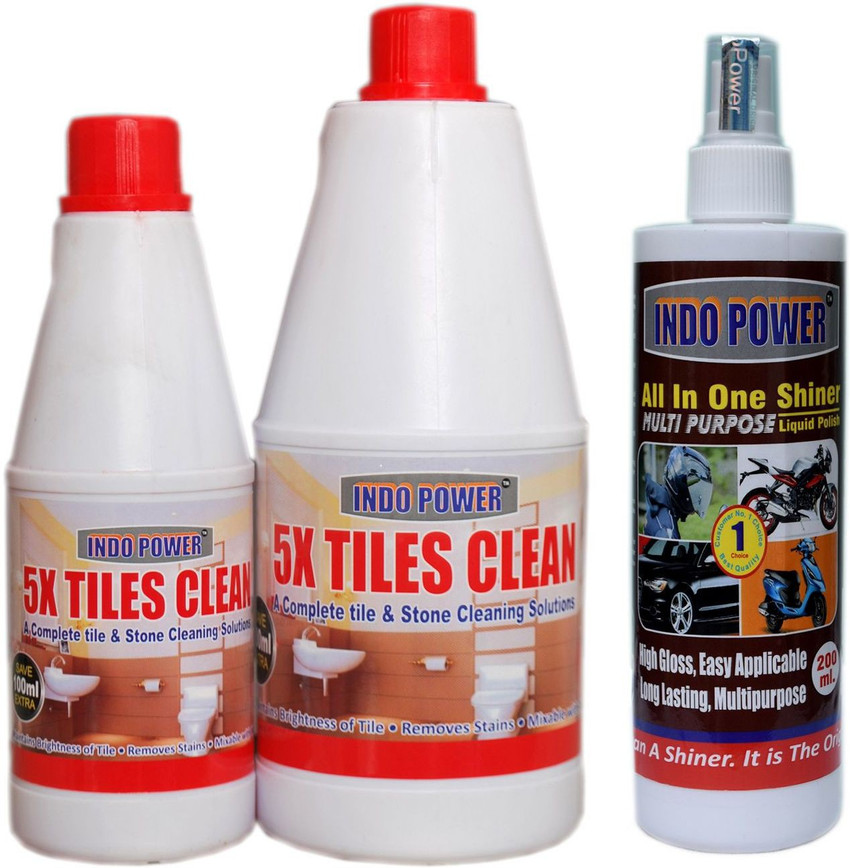 INDOPOWER TILES CLEANER 1ltr. 500ml ALL IN ONE SHINER 200ml. Rose Price in India Buy INDOPOWER TILES CLEANER 1ltr. 500ml ALL IN ONE SHINER 200ml. Rose online at Flipkart