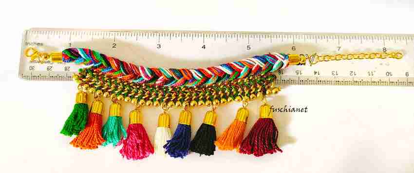 Tassel bracelet in ms dhoni hotsell